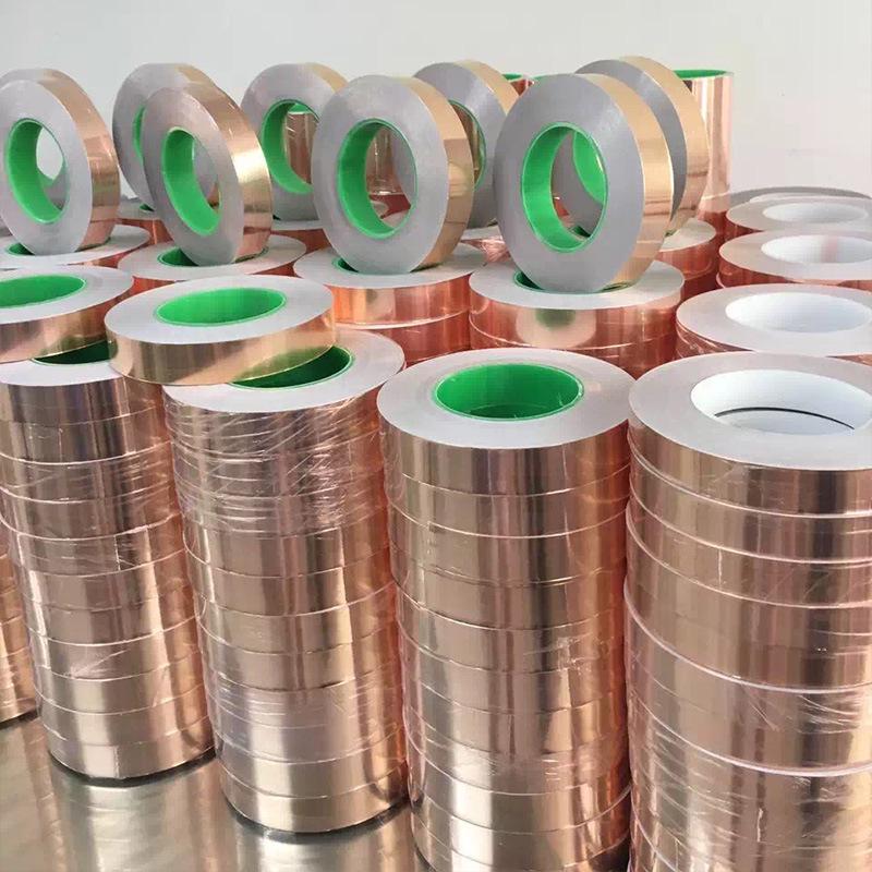 Copper Foil Tape for Conductive Guitar, EMI Shielding, Heat Dissipation, Electrical Repair, and Nickel-Plated Solder Tabs