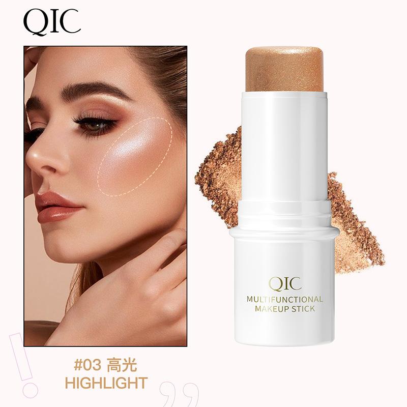 Multifunctional Makeup Pen Blush Highlight Grooming Pen Pearl Glitter Matte Brightening Face Makeup Shadow Pen