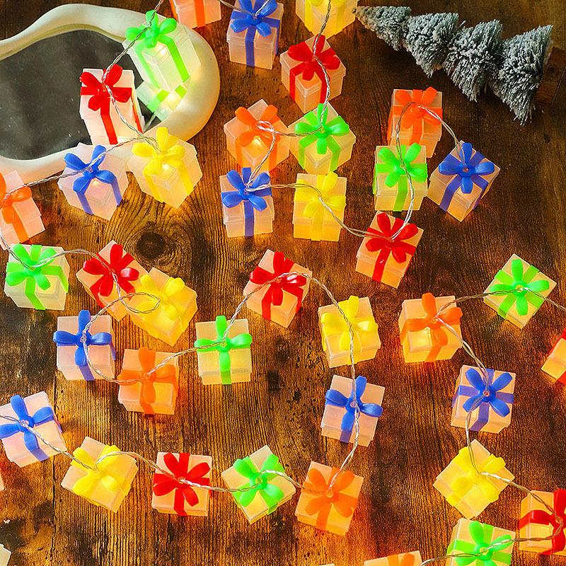 Christmas Led String Lights With Santa Snowman Reindeer For All Holiday Scenarios