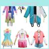 Project Sekai Colorful Stage Ootori Emu Fantasia de Cosplay Vestido+acessórios