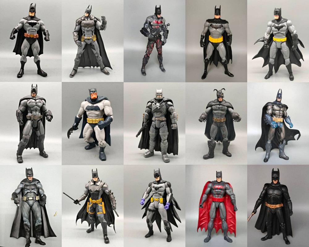 20 Spot-On Movie And Comic 16cm Bat Action Figures, Perfect As Desktop Ornaments And Festive Surprise Gifts For Fans