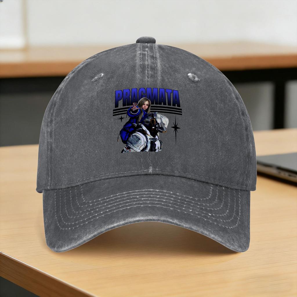 Pragmata Sun Baseball Cap UnisexTeens Custom DIY Trucker Hat Summer yk Cool Kpop Rock High Quality Baseball Caps