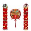 2026 Year of the Horse Magnetic Flocking Spring Festival Door Stickers - High-End Chinese New Year Couplets for Home Decoration.