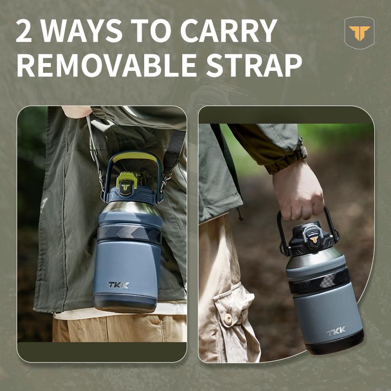 Large Capacity Cold Thermal Thermos Tumbler Stainless Steel Insulated Coffee Water Bottle Insulation Flask Pot Travel Mug