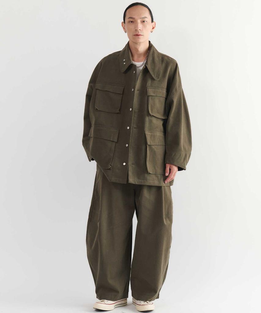 Smitharmor Hanka Oversized Pocket Work Jacket_Khaki