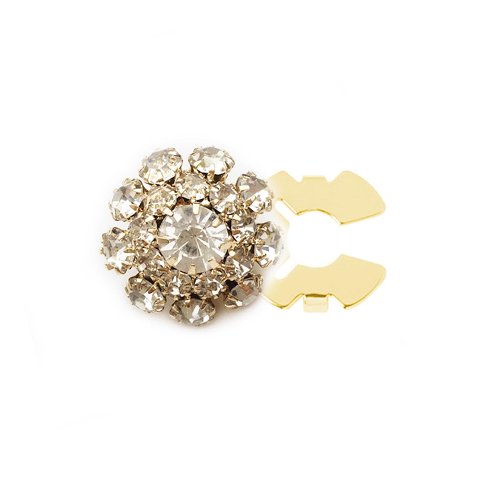 

Крышка для пуговиц со стразами, декоративная пуговица, пуговица-цветок, крышка для ювелирных изделий, ремесло, украшение 5