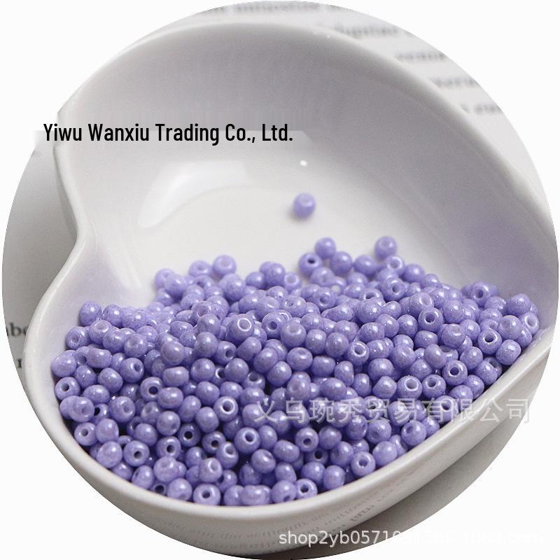 3mm Solid Color Glass Seed Beads for Handmade Jewelry & DIY Crafts