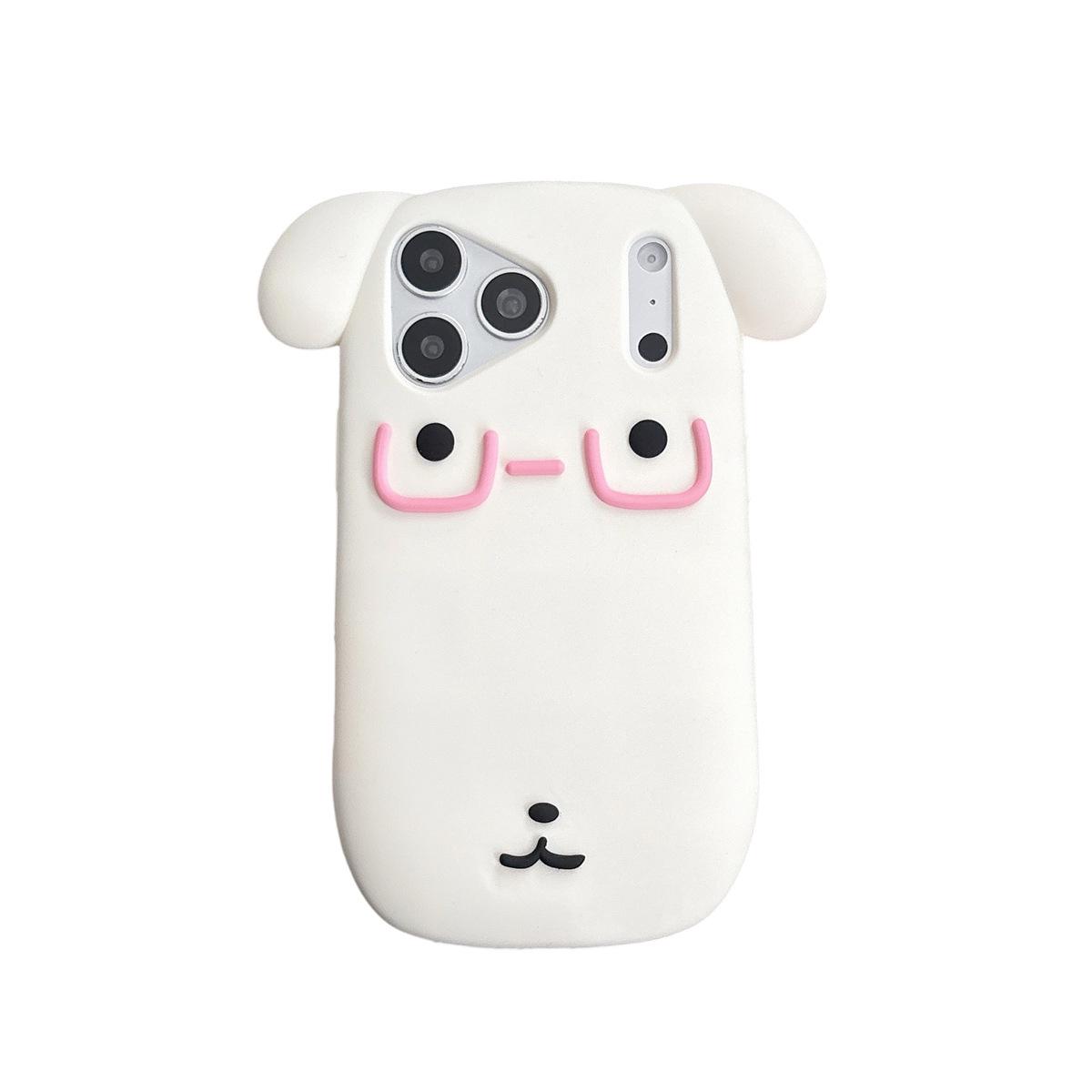 

3D Cartoon Dog iPhone 14/13/12/17/16/15 Pro Max Drop-Proof Case iPhone 12 Pro Max