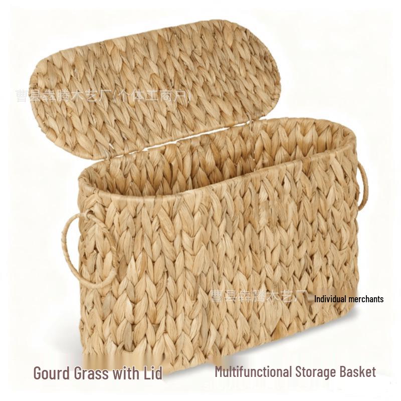 Nordic Straw Weaving Large Capacity Laundry & Storage Basket