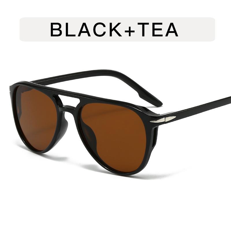 European American Style Women's Sunglasses Pilot Shape Double Bridge Men Sun Glass Driving Hiking Sunglasses Women