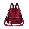 Women's Handbag and Backpack New Female Backpack Simple Classic Style Contrast Color Large Capacity Casual Shoulder Bag with Pendant for Women Ladies