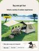Two-in-One Automatic Folding Outdoor Camping Tent & Canopy
