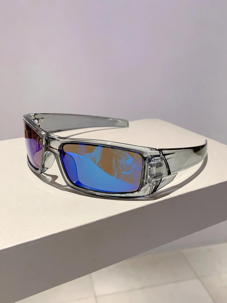 Y2k Punk Sun Glasses Cool for Women Luxury Men Outdoor Sports Fashion Wrapped Round Trend Design Shade Eyewear