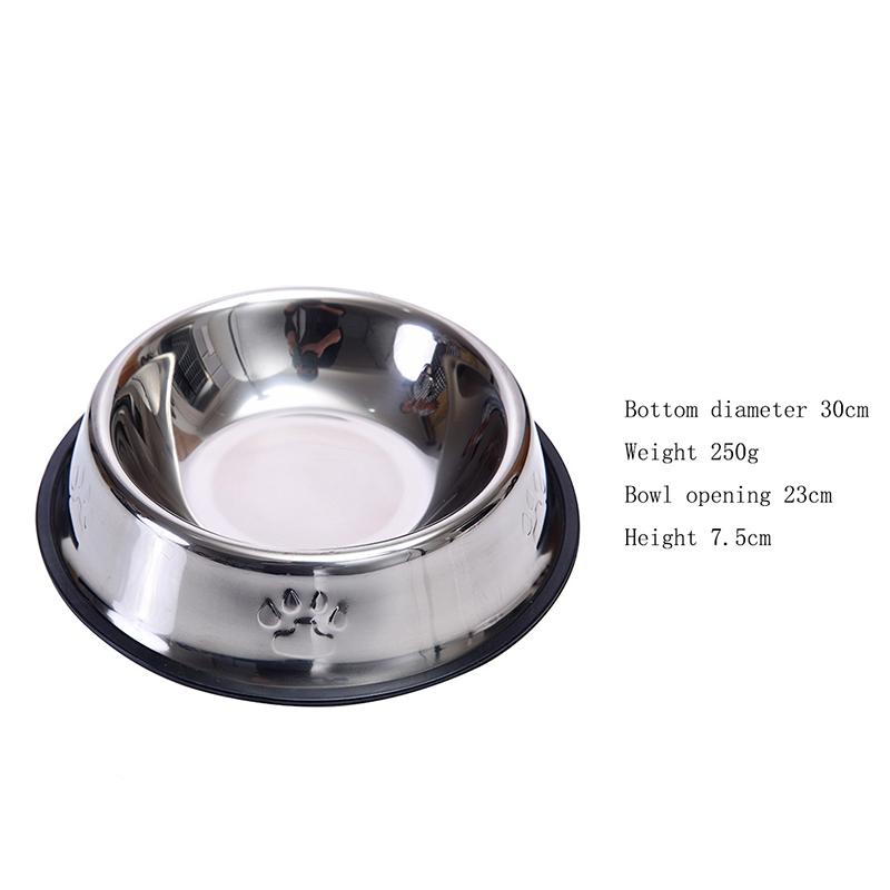 Stainless Steel Pet Dog Bowl Food Storage Container Dog Food Bowl Water Bottle Pet Bowl Feeder Dish For Small Large Dogs Cats