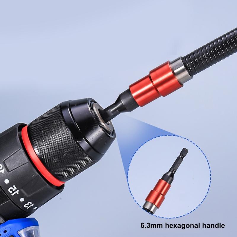 Adjustable Direction Flexible Screwdriver Shafts for Hard to Reach Areas Universal for Electric Tool In Diverse Environment