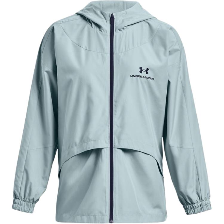 

Under Armour Rush Series однотонная спортивная куртка на молнии для женщин, синяя 1369848-479 L