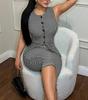 Women's Leopard Print Plaid Sleeveless Top & 7-Point Pants Set - Elegant & Sexy Casual Fashion