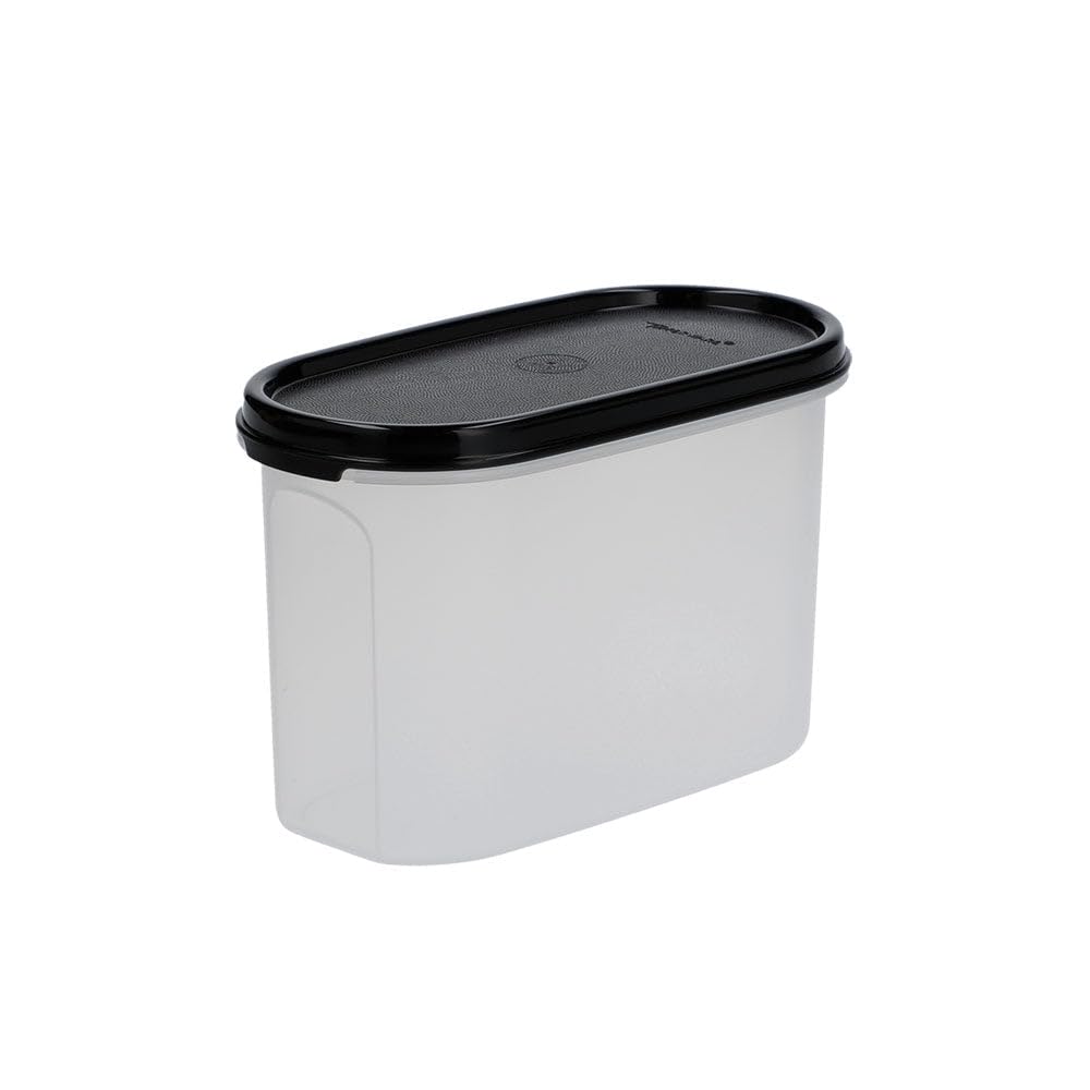 

Tupperware Stackable Storage Container MM Oval Black 1100ml [Genuine] #2