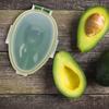 Reusable Avocado Storage Container Plastic Flip Top Fresh Fruit Keeper Box Rectangle Shape Food Saver Pod Dishwasher Safe
