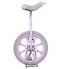 CAPTAIN STAG Asteria for with Unicycle, 14-inch, Kids, Stand, Lavender, YG-1597