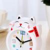 Creative Kids Alarm Clock Cartoon Table Clock Cat Desktop Decoration Lucky Cat Alarm Clock  Student