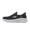 Mens Go Walk Fabric Comfortable Durable Breathable Low Top Casual Shoes Men Sneaker Black 216372-BLK