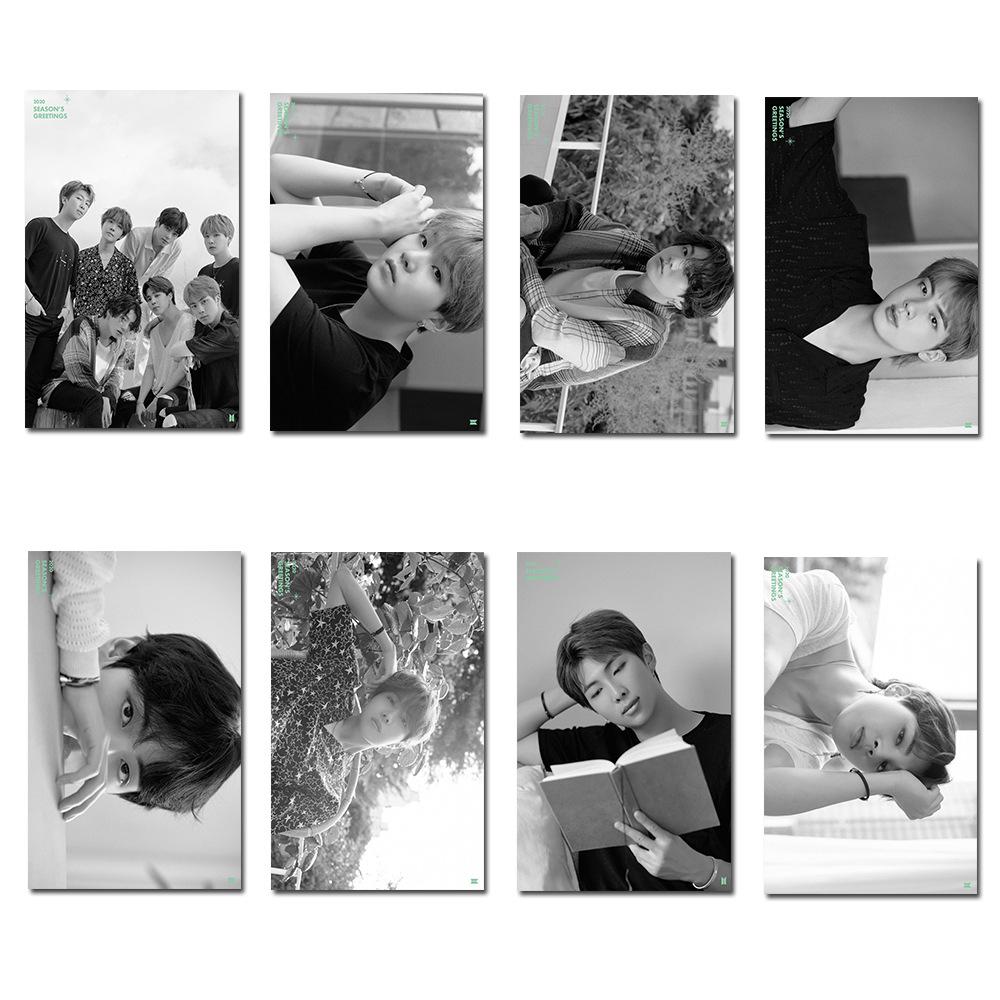 BTS 2020 Season s Greetings Photocard & LOMO Card Calendar Set