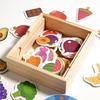Holz Kinder Früherziehung Holzkiste Simulation Bär Fütterspiel Baby Essstäbchen Feinmotoriktraining Lernspielzeug
