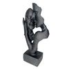 Modern Decorative Figurine - Decorative Sculpture Faces Lovers - FaceS Black