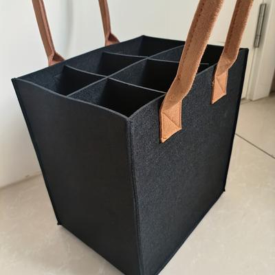 Bolsa de Transporte de Vino de Lujo | Portador Multiusos para Vino Tinto, Cerveza y Champán, con Caja de Regalo Vacía, Bolsa Portátil de Almacenamiento de Lujo Ligero para el Hogar y Regalo
