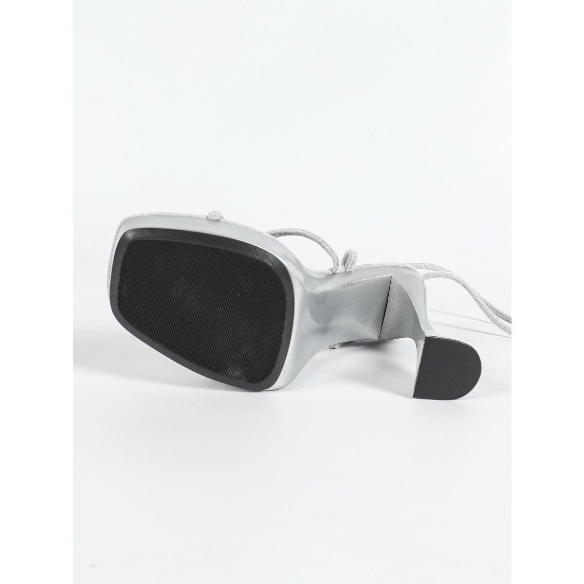 Женские сексуальные босоножки на платформе 12 см — фото 14