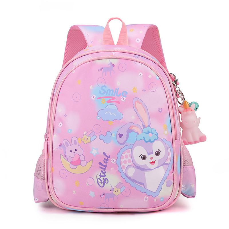 Cute Cartoon Nylon Backpack For Kids Lightweight And Breathable For School