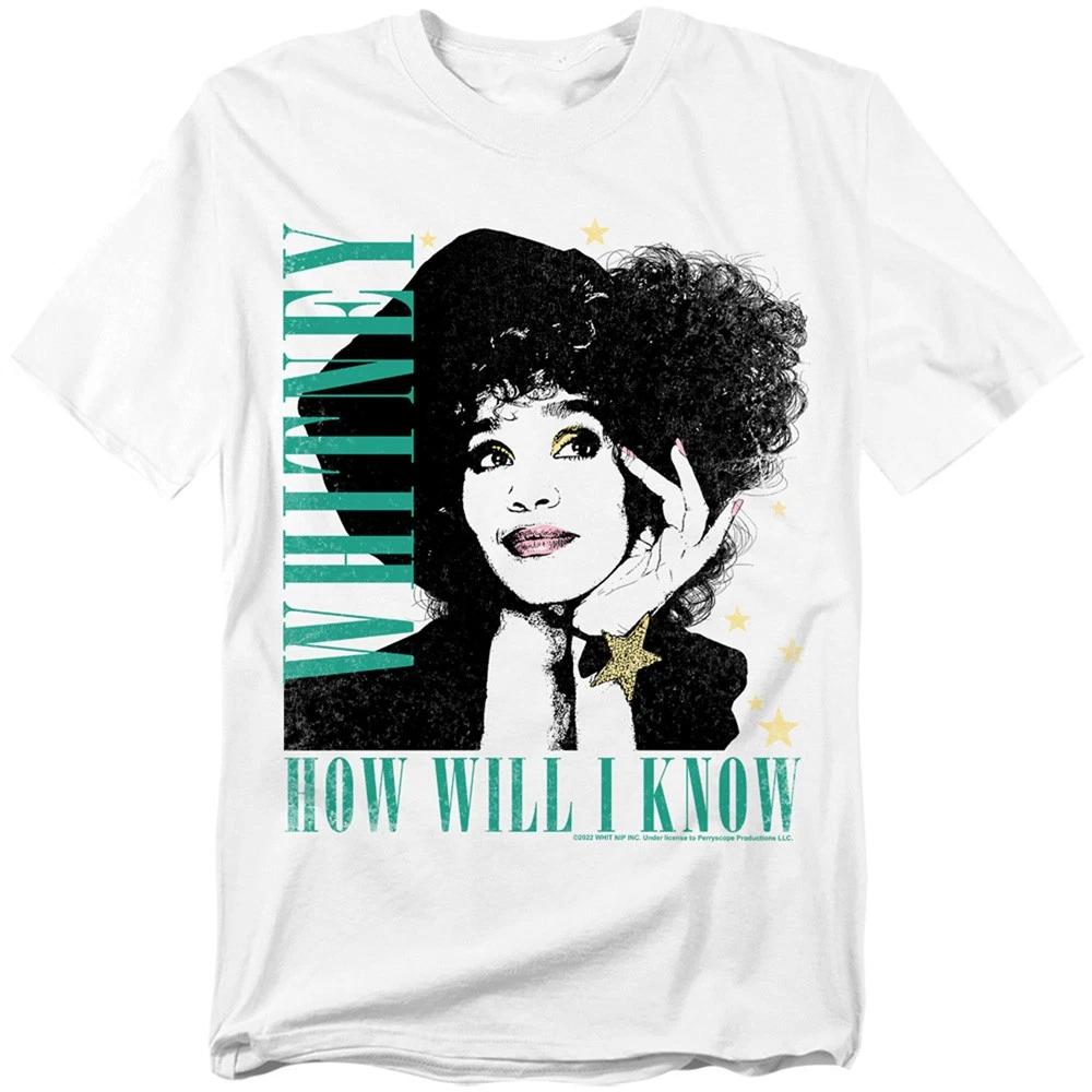 Whitney Houston - How Will I Know -  Unisex Short Sleeve Children s T-shirt - White 110