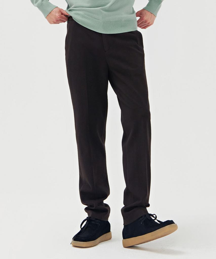 CHASECULT Men'S Brushed Tapered Wool-Like Slacks-Bfrk2217D08