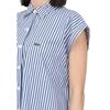 Lacoste Womens/Ladies Poplin Loose Sleeveless Shirt Dress