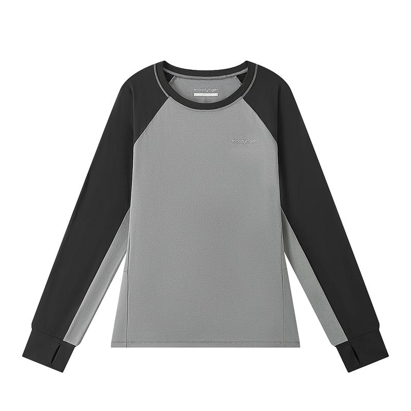 Moodytiger Girls' Long Sleeve UV Protection Sports T-Shirt