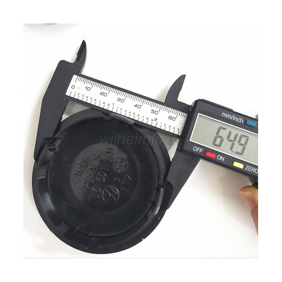 4 peças de Calotas Centrais de Roda VW 76mm Para Touareg Antigo