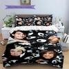 Pierce The Veil Rock Band Skull Print 3 Pieces Duvet Cover Set Music Fan Bedding Set Bedroom Home Decor Without Pillow Core Comforter