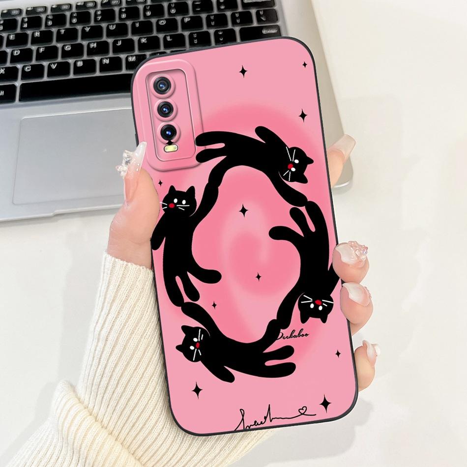 For Vivo Y11S Y12S Y20 2021 Case Vivo Y20a Y20g Y20i Y20S Y20t Elegant Printing Camera Protective Soft Silicone Phone Cases