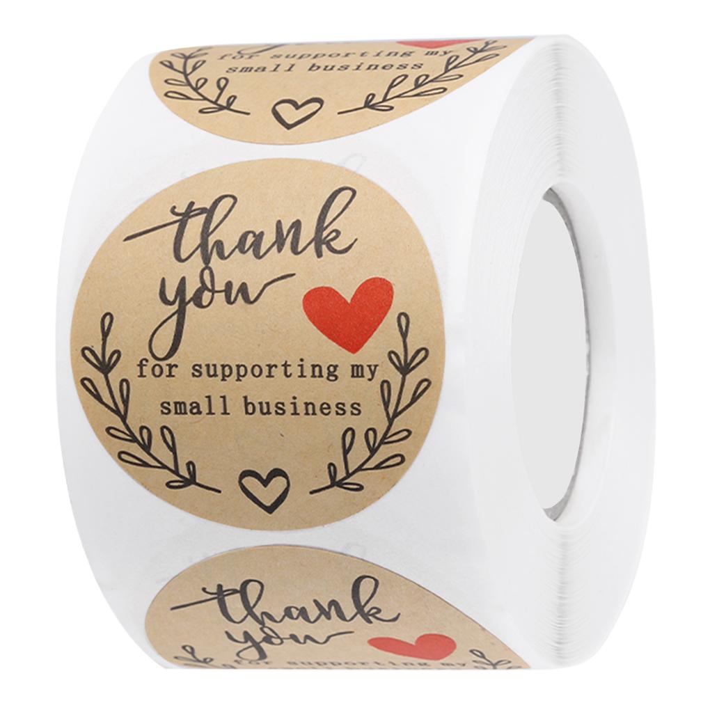 

Brown Wide Application Kraft Stickers Adhesive Labels For Birthday Party Sealing Sticker Git Choice