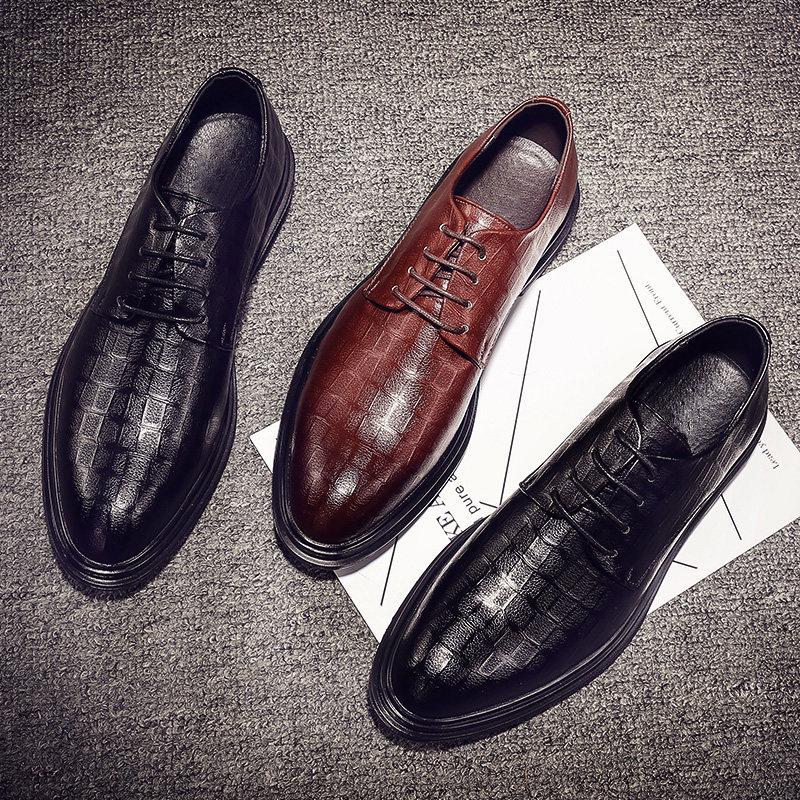 Men's Large Size Genuine Leather Casual Shoes - British Style Autumn Youth Formal