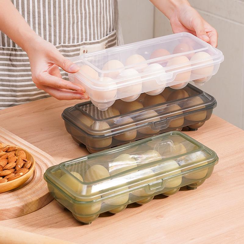 Egg Storage Box - Food Grade Fresh Keeper for Kitchen Organization
