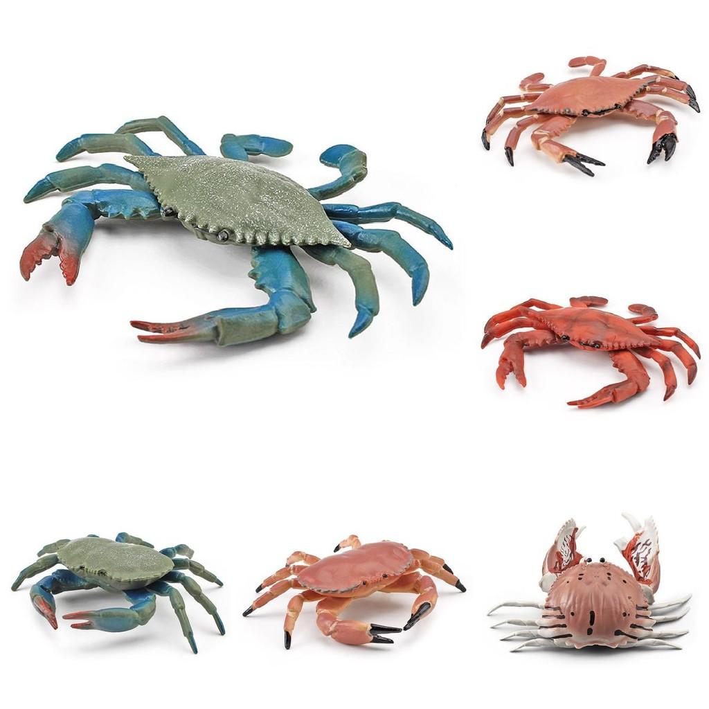 Crab Simulation Plastic Models Action Figures For Home Office Decoration Gift