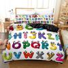 Alphabet Lore Duvet Cover Pillowcase Bedding Set 2/3 Pieces bedroom decoration Girls Boys adult Single/Double/Large Size