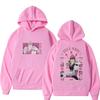 Japan Anime Hunter X Hunter Hisoka hettegenser med dobbeltsidig trykk Unisex dame unisexga fritidsgenser unisex mote overdimensjonerte sportsklær