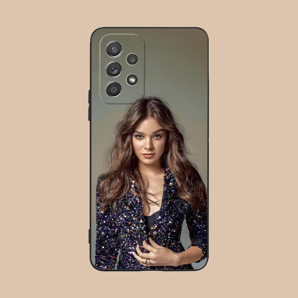 Hailee Steinfeld Matte TPU Mobile Phone Case for Samsung Galaxy M55 54 42 35 34 33 32 23 22 15 14 13 12 F55 5G Colorful Cover