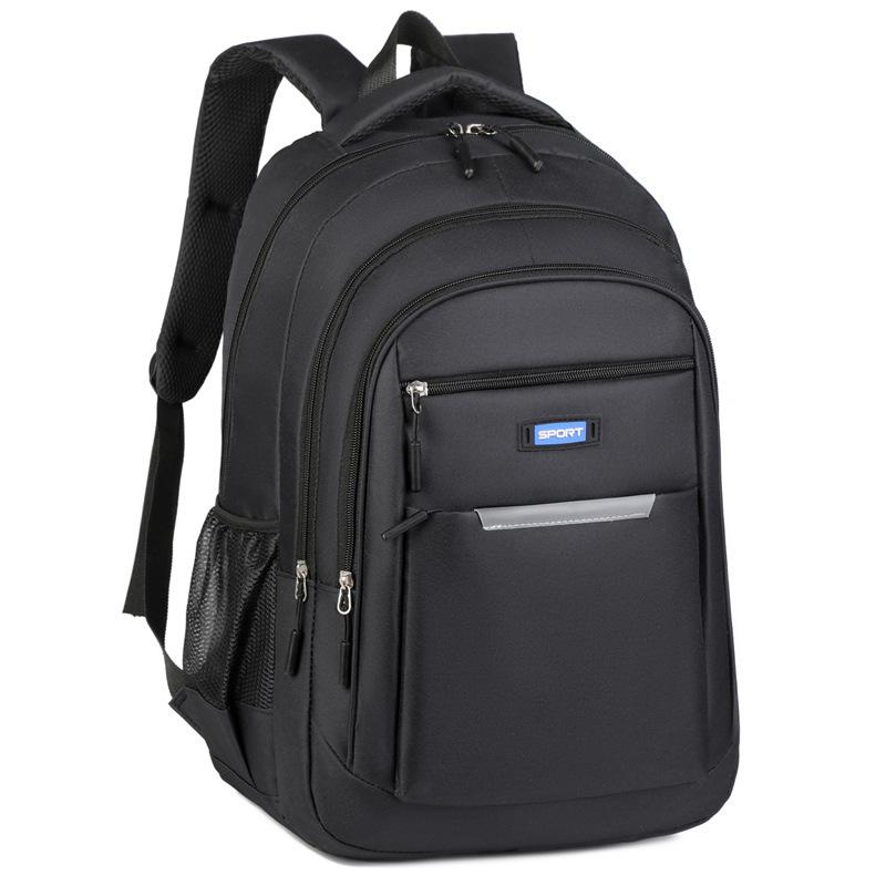 

Backpack Breathable Laptop Compartment Bag For Travel School Durable Unisex чёрный