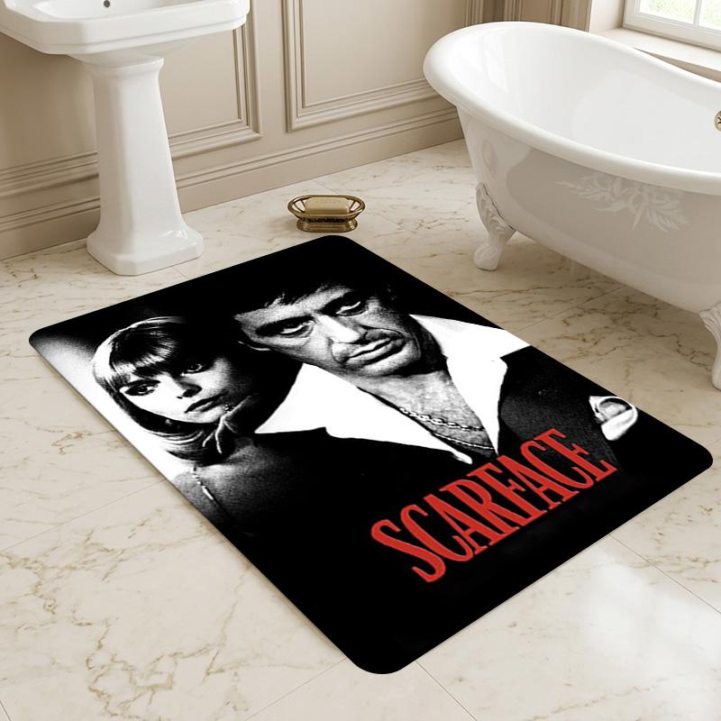 Scarface Saga Living Room Non-Slip Area Rug Soft Carpet for Bedroom Game Playroom Sofa Office Home Decor Doormat Christmas Gift C9211110