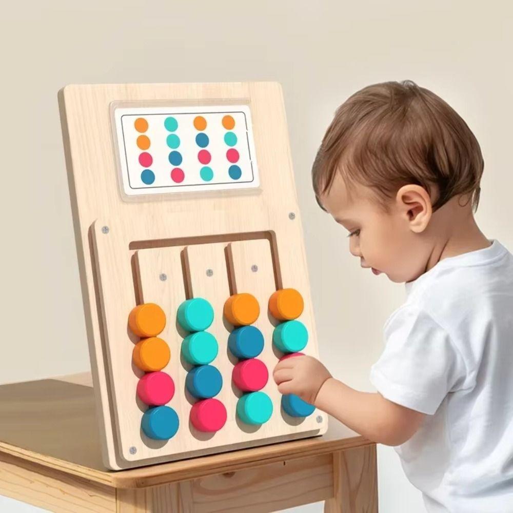 Hand-eye Coordination Colors Matching Game Colors Cognitive Puzzles  Kids Toy
