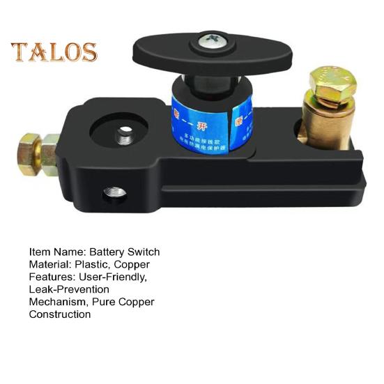 Battery Disconnect Isolator Switch Car Battery Power-off Cut Off Switch 12V 24V Universal Terminal Anti-Leakage Isolator Switch Prevents Drain